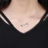 قلادة Orsa Jewels 2020 AAAA Brilliant CZ Infinity Pendant 925 Silver Necklace for Women Lover Fashion Jewelry Gift SN192