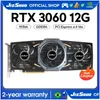 بطاقات الرسومات Jieshuo nvidia RTX 3060 12GB بطاقة فيديو GDDR6 192BIT GPU RTX3060 12G يدعم جهاز كمبيوتر سطح المكتب للكمبيوتر الشخصي 3060RTX OTSEB