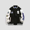 Designer Mens baseball jersey jacket Uniform windbreaker womens Hip Hop Harajuku Ape Coat Embroidery Tide Sports Loose Coat Unisex printing jacket