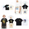 24SS Rhude T-shirts Hommes Designer Chemise de haute qualité Tess Mode décontractée à manches courtes Europe Amérique Hommes Femmes Col rond T-shirts Taille américaine S-XL