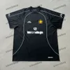 xinxinbuy Men designer Tee t shirt 23ss football letter embroidery stripe short sleeve cotton women Gray black XS-L