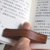 Creative Page Wood Solid Ring, One Handed Tool, Wooden Reading Press Book Buckle, Simple 900598 en