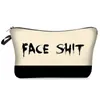 3D Printed Letters Cosmetic Bags This Bag Contains My Face Toiletry Bag Girl Women Makeup Pouch Gift Bag