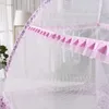 Crib Netting Free-installation Baby Bedding Crib Netting Travel Anti-mosquito Baby Tent Summer Folding Baby Mosquito Nets 2 Sizes Insect Net