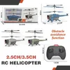 Electric/RC Aircraft RC Helicopter 3.5Ch 2.5Ch Remote Control Plane 2.4G Hovering Hinder Undvikande Electric Airplane Aircraft Flying Toys for Boys