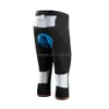 Pantaloni da ciclismo Wosawe Riflettenti da uomo Calzamaglia da mountain bike al polpaccio corto Imbottito in gel 3D Pantaloncini da bicicletta da spinning Drop Deli Dhoxz