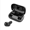 Nya trådlösa öronsnäckor 5.0 Headset Buller Reduction and In-Ear Mini Digital Display Wireless Earpone med laddningsfodral