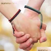 Cadena Nueva Moda Hecha A Mano Trenzada Lucky Red String Pulseras Para Hombres Mujeres Pareja Colorf Cuerda Cadena Amistad Joyería Gif Dhgarden Dh9Oj