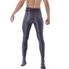 Pantalons de survêtement #MXL hommes transparent brillant collants Ballet danse Yoga Leggings pantalon entraînement Fitness entraînement sport pantalon bas collants