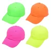 Casquettes de baseball réglables en coton pour protection solaire Hip Hop solide et brillant