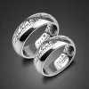 Rings New Fashion Vintage Thai Silver Dragon Ring Solid 925 Sterling Silver Ring Woman & Man Couple Ring Punk hiphop cool Jewelry