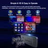 Consoles BROODIO 4K HD Video Game Console Game Stick 4k 10000 Games 2.4G Double Wireless Controller Retro TV Game Stick 4 k Dropshipping