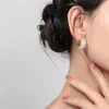 Luxury Minority C-Type Ear Ring Nya modeörhängen Kvinnor japanska och koreanska våren och sommarens högkvalitativa örhängen Frostiga örhängen