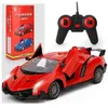 Simulated remote control car wireless remote control sales childrens toys boy car model charging can open the door 240221