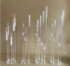 6pcs Wedding Decoration Centerpiece Candelabra Clear Candle Holder Acrylic Candlesticks for Weddings Event Party