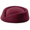 Berets Beret Hat Caps Airline Stewardess Flight Attendant Vintage Looking Uniform Pillbox Teardrop Drop