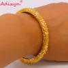 Braccialetti Adixyn 2 PZ/LOTTO, NON PUÒ APRIRE Braccialetto all'ingrosso per le donne Colore oro Africano Medio Oriente Gioielli braccialetto Regali N072409