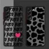 Mobiltelefonfodral Mattfodral för Samsung Galaxy S22 S23 Ultra S24 S20 S21 FE S10 Plus CAPA Note 20 10 Lite Phone Funna Gothic Style Black Lip YQ240221