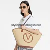 Totes Luxe dames designer tas draagtassen Soulder Bags Top Bucket Vacation Beac Straw Bag Groentemand en tassen Fasion Sopping crossbodyH24221