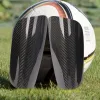 Equipments Carbon Fiber Soccer Shin Guards with Carry Case Breathable Professional Hard Shin Pad for Kid,Youth,Adult