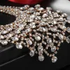 Necklaces A Luxurious Rhinestone Necklace for Women Party Supplies Bridal Sparkling Wedding Accessories Fashion Prom Jewelry Wholesale