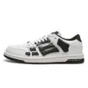 Подлинные высокие маленькие универсальные туфли Skel Модельерская обувь для сращивания мужских белых кроссовок для скейтбординга Amiiri Leather Bone Chunky 7L5Q