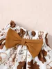 Ensembles de vêtements 3 pièces ensemble de vêtements pour bébé fille 3-18 mois sans manches solide body + jupe florale + bandeau été infantile fille tenue décontractée costume