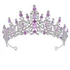 Pinces à cheveux couronnes de princesse, accessoire de fête, rétention de couleur, or, argent, violet, pour la saint-valentin, cadeau de noël