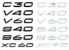 3D AWD T3 T5 T6 T8 LOGO Emblem Badge Decal Car Sticker för C30 V40 V60 S40 S60 XC60 XC90 XC40 S80 S90 S80L S60L CAR STYING9672598