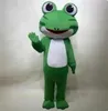 Halloween High quality Frog Mascot Costume Cartoon Fancy Dress fast shipping Adult Size