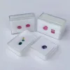 Display Wholesale Clear Gemstone Jewelry Display Box Earring Holder Organizer Diamond Storage Case Bead Ring Packaging Gift Box 10Pc/lot