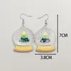 Dangle Earrings Merry Christmas Tree Snowflake Crystal Ball Acrylic For Women Funny Laser Disco Star Earring Party Jewelry