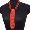 Dudo – ensemble de bijoux africains pour femmes, collier de perles de corail véritable, ensemble de bijoux ras du cou, 2024