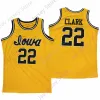 2023 Women Final Four 4 Iowa Hawkeyes Basketball Jersey NCAA College Caitlin Clark Luka Garza 10 Joe Wieskamp 5 CJ Fredrick 3 Bohannon 30 Connor McCaffery 4 Ahroro