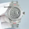 Luxury Watch RLX Mens Diamond Watch Designer Automatisk mekanisk safir 42mm med diamantbelagd stålarmband Business Women Wristband