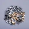 Keychains 5/10pcs Metal Hexagonal Snap Hook Trigger Clasps Clips Spring Gate For Leather Craft Pet Leash Bag Strap Webbing Keychain