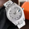 Diamond Watch Designer Erkekler Otomatik Mekanik Hareket Su Geçirmez Erkekler Bilezik Safir Paslanmaz Çelik 41mm Kol saati Montre De Luxe Festival Hediyesi