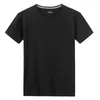 Abiti da uomo A2284 T-shirt in cotone estivo Tinta unita Tessuto morbido al tatto Basic Tops Tees Abbigliamento casual da uomo Moda