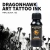 Inks Dragonhawk Tattoo Ink 1pack Black Color Set 1oz Bottles Color Tattoo Encre Permanent Tattoo Supplies