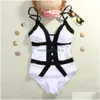 Maillots de bain pour femmes Mode Sexy Lady Femmes Maillot de bain Nageur Push Up Bondage Bikini Bain Une Pièce Monokini Beachwear Drop Livraison Dhaai