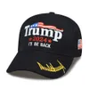 Hoed heren Amerikaanse vlag borduurwerk baseball cap cap cap outdoor zomer zonnehoed hardtop DHL GRATIS VERZENDING