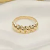 Rings CxsJeremy Trendy French Croissant Rings For Women Au750 18K Yellow Gold Braid Twisted Chunky Ring Female Jewelry Party Gifts