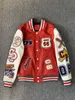 Varsity Jacket Mens Designer Jackets män Kvinnor Baseballjacka Brev Broderi Coat Streetwear