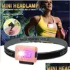 Lanternas Tochas Portátil Esportes Iluminação Forte Luz Magnética Luz Cabeça Destacável Ao Ar Livre Led Sile Night Running Gota Entregar Dhse4