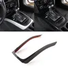 Interiörstillbehör Bilens frontcenter Konsol Gear Shift Frame Decoration Cover Trim för Audi A4 B8 A5 2009-2024 ABS-styling Modifierad