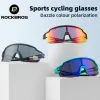 Okulary przeciwsłoneczne rockbros rowerowe okulary spolaryzowane soczewki mężczyźni damskie okulary rowerowe okulary gogle