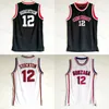 NCAA College Uomo 12 Oscar Robertson Maglia Basket Cincinnati Bearcats Maglie Camicie Qualità Nero Ed Team Traspirante Università