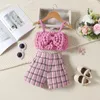 Clothing Sets Girls Two Piece Spring Summer Vest Top Short Pant Soft No Sleeve Bow Sweet Loose Fashion Outdoor Vocation Lovely