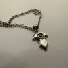 Colliers Vintage Final Fantasy 14 XIV Azem chaîne en cristal collier pour hommes couleur argent réplique pendentif collier gothique Hip Hop bijoux