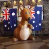 Hurtowe ponowne użycie i bezpieczne 3 -metrowe wysokość Browna nadmuchiwane Kangaroo Zwierzę na zewnętrzną reklamę Dekorację imprezową Ace Air